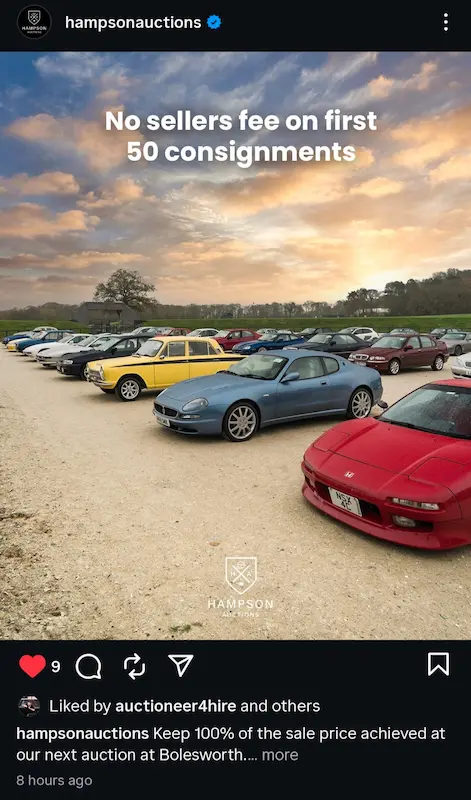 Creative commercial photography from the Hampson Auctions Bolesworth Castle Sale with enhanced golden evening atmosphere